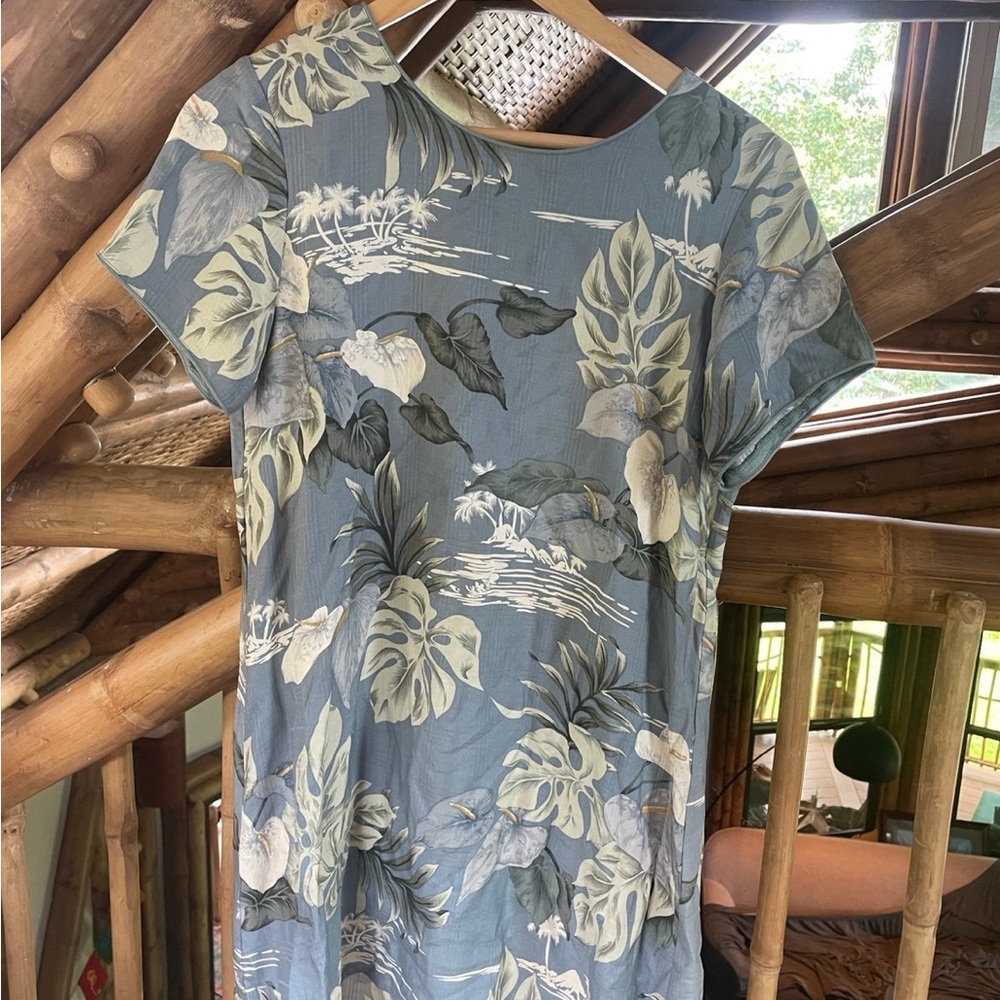 Silk aloha dress